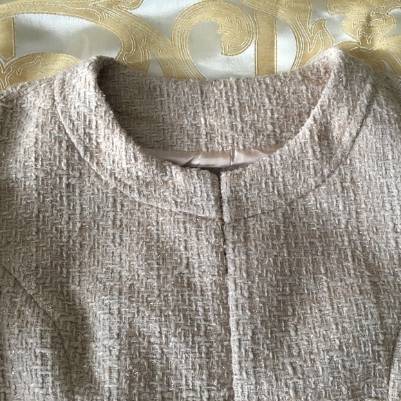 Forever 21 Dusty Rose Jacket with Silver Threads - Picture 3 of 7